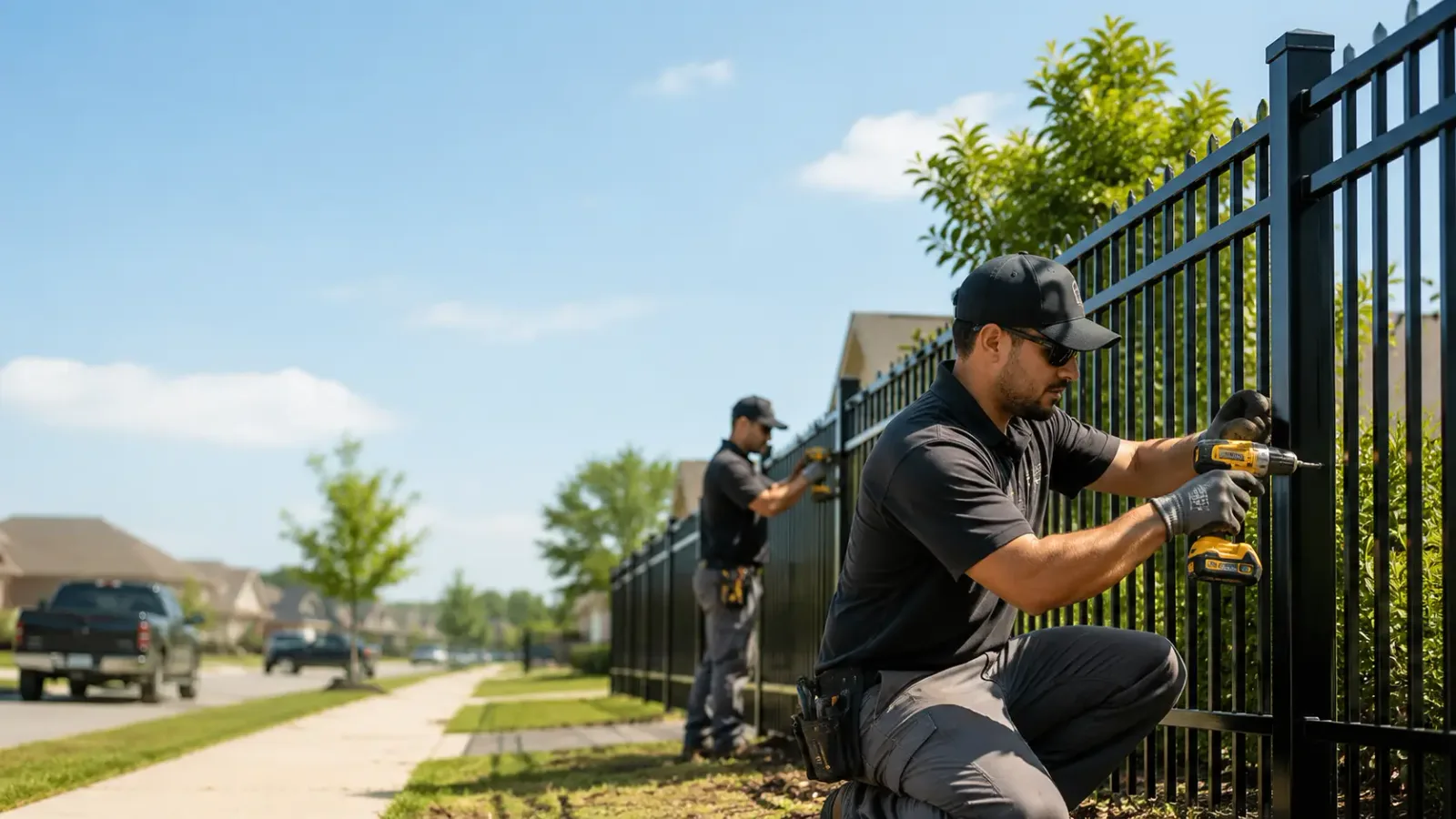 Metal Fence Installation in Tenstrike, MN